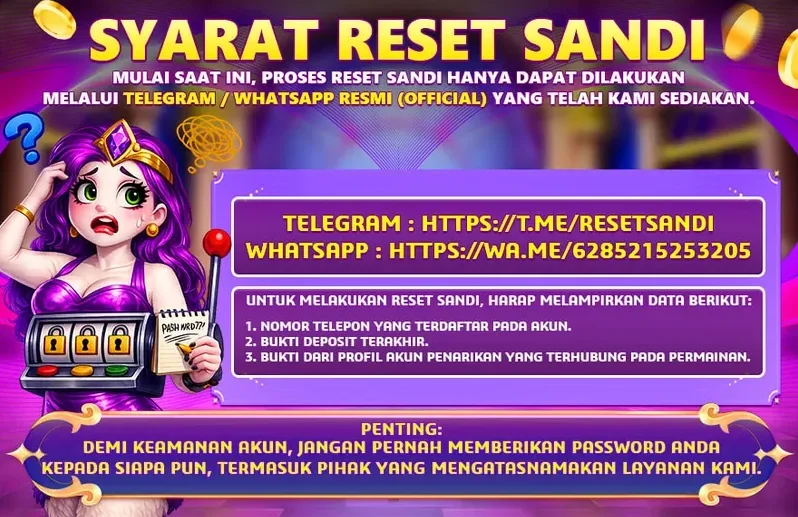 Syarat Reset Sandi